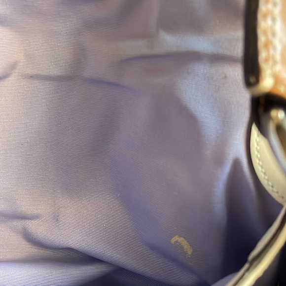 Y2K/vintage coach F13105 pebbled leather SOHO off white with tan shoulder bag - Picture 10 of 14